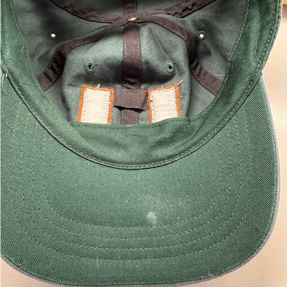 University of Miami '47 Adjustable Baseball Hat Glitter Embroidery - Picture 7 of 7